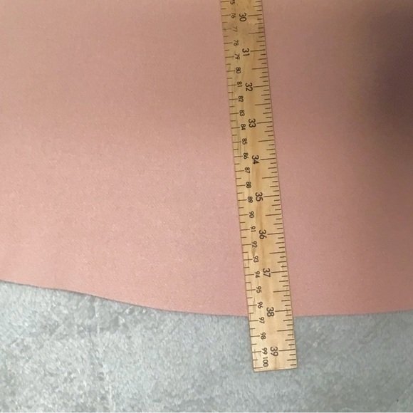 Chic Ruffled Dusty Rose Peach Sleeveless Dress for Simple Elegance US8 - Picture 5 of 10